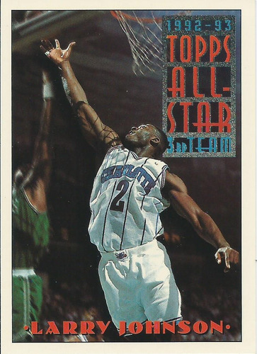 Barajita Larry Johnson All Star Topps 1993 #131 Hornets