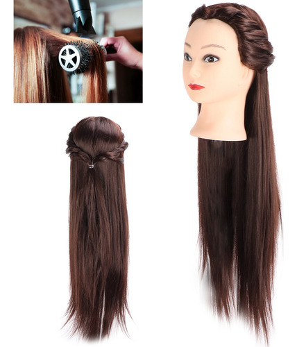 Maniquí De Cabeza Para Peinar El Cabello, Práctica De Trenza
