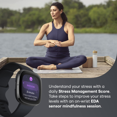 Reloj Inteligente Fitbit Sense Advanced Heart Health Carbon