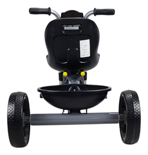 Triciclo Para Niños Diseño Mazinger Con Luz Y Sonido Color Gris