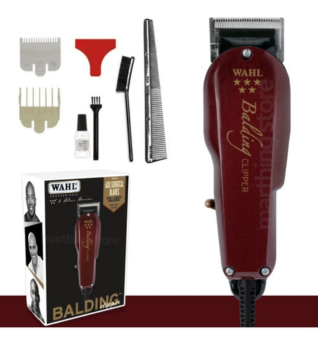 Maquina Cortadora De Pelo Cabe Wahl 5 Star Balding 8110 Roja Color Rojo