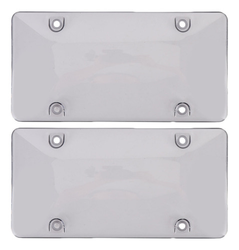 Capa Transparente Para Placa De Carro, Pacote Com 2