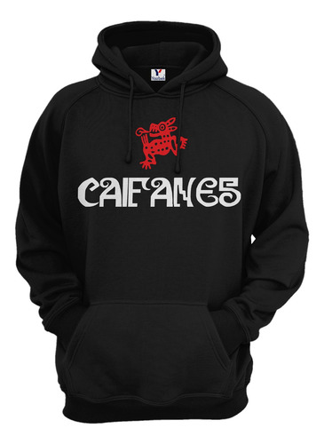 Sudadera Caifanes, Con  Capucha Y Cangurera  Unisex Afelpada