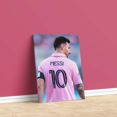 Cuadro Canvas Messi Miami Fc 14