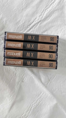Set 4 Cassette Maxell Mx-90 (metal)