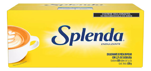 Splenda Endulzante 600 Sobres De 1 G