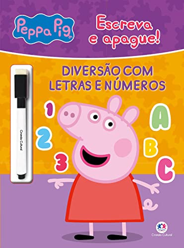 Libro Peppa Pig Diverso Com Letras E Números De Alves Barbi