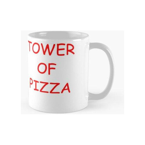 Taza Torre De Pizza Calidad Premium