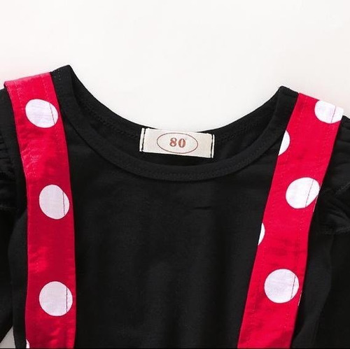 Imagem 3 de 10 de Conjunto Infantil Minnie Menina Saia + Blusa Pronta Entrega