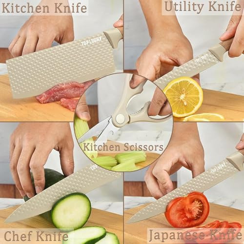 Set De Cuchillos De Cocina, Set De 6 Cuchillos Profesionales