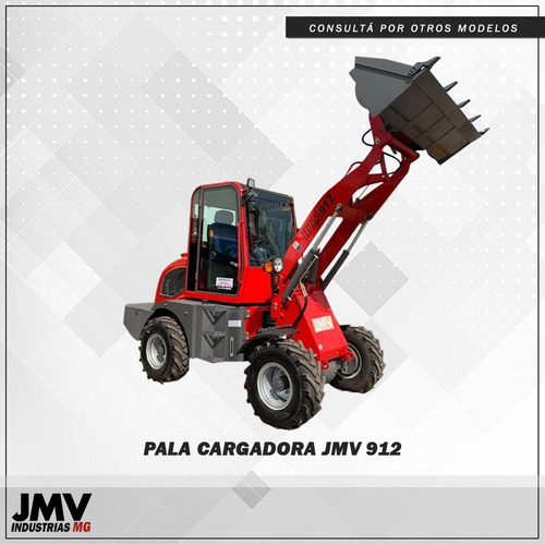 Pala Cargadora Jmv 912 Balde 1/2 Metro Convertidor Y Acoples