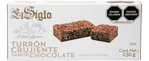 Turrón El Siglo Chocolate Crujiente 150 G