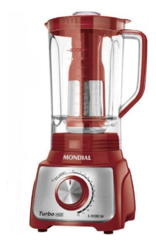 Liquidificador Turbo Inox 12 Velocidades 1100w Mondial