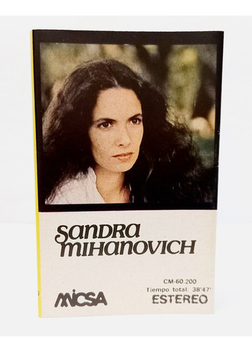 Sandra Mianovich Casete Impecable No Cd  