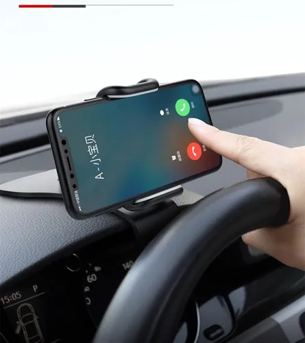 Soporte Porta Celular Carro Clip Tablero Ajustable 360