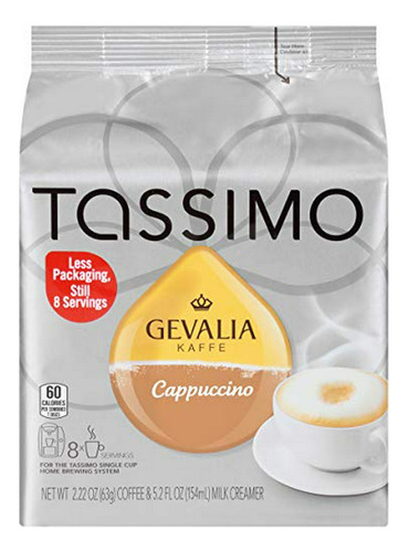 Discos  Gevalia Cappuccino & Crema De Leche (8 Unidades)