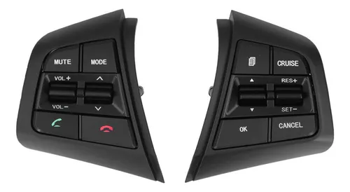 W Reemplazo Del Botón Del Volante For Hyundai 2pcs Control S
