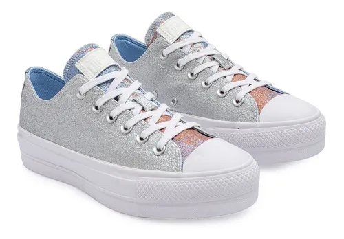 All star plataforma plateadas new arrivals