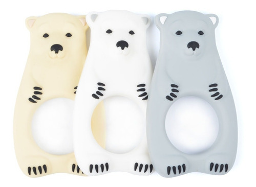 Imagen 6 de 7 de Mordedera De Dentición Para Bebé Osito Polar
