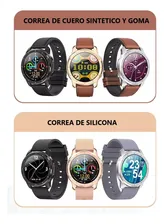 Imagen 2 del producto Reloj Inteligente Smartwatch Mx11 Gold Con 2 Correas