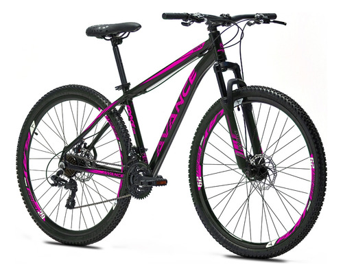 Bicicleta Aro 29 Aluminio Avance Force 24v Freio A Disco Cor Rosa Tamanho Do Quadro 17