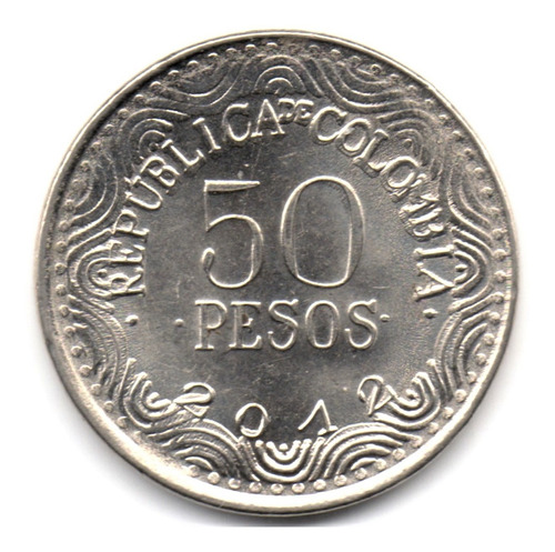 50 Pesos 2012 Leyenda Remarcada Sin Circular