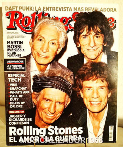 Revista Rolling Stone 183 Junio 2013 Jagger Richards Envíos