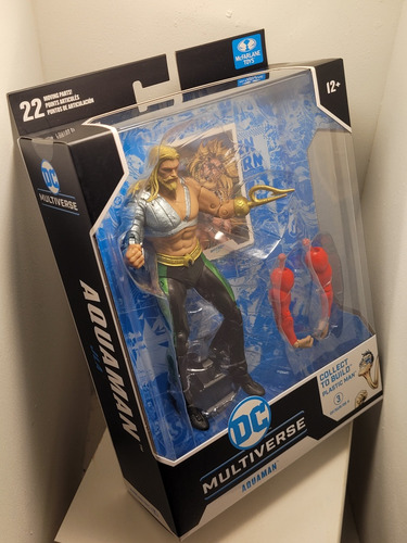 Aquaman- Jla- Dc Multiverse -collect To Build Plastic Man. (Usado)