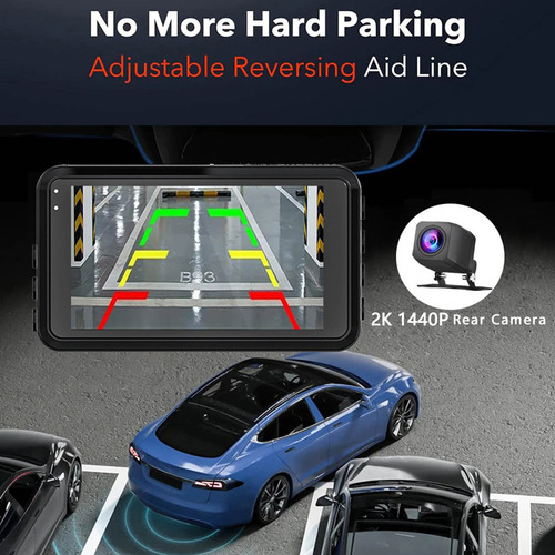Cámara Z Dash Cam 4k Frontal Y 2k Trasera Con Grabación Hd N