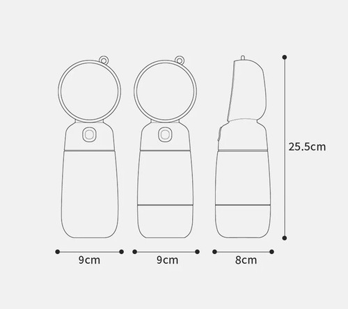 Botella De Agua Para Mascotas, Cachorros, Gatos, Exteriores,