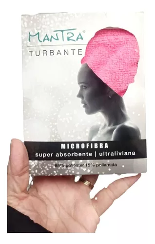 Turbante Toalla Para Pelo Cofia Secado Rapido Microfibra