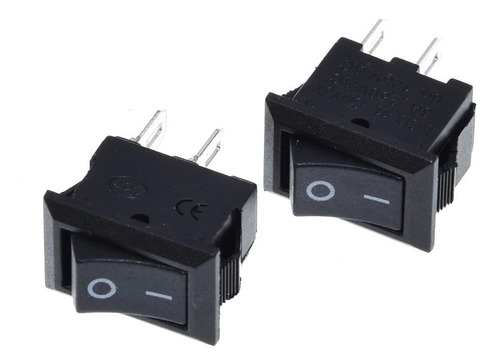 Pack 10 Interruptores, Autos, Instrumentos, 2 Pines, 3a/250v