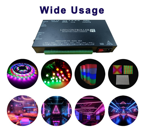 Controlador De Led Addressable, Ws2811 Ws2812 Rgb Pixel