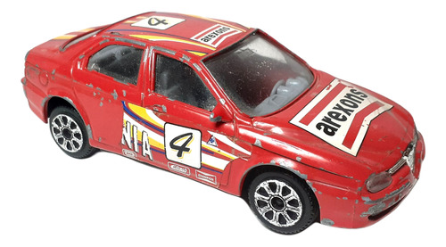 Burago Alfa Romeo 156 Rally Selenia Street Fire 1/43 Italy