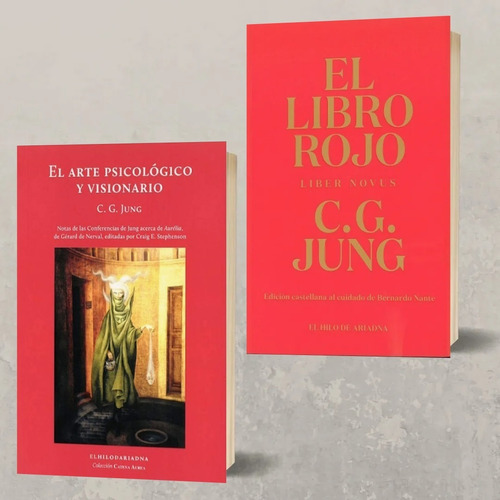 Dos Libros Jung Libro Rojo El Arte Psicológico Y Visionario