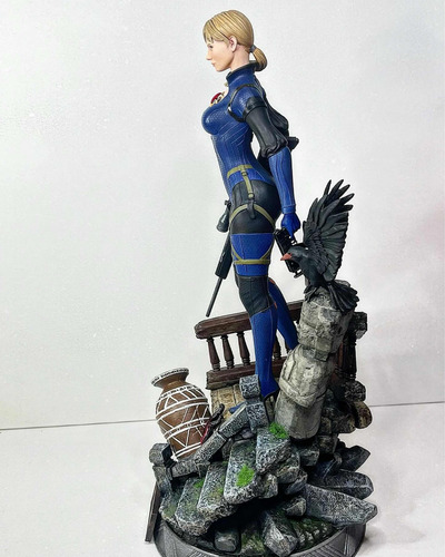 Jill Valentine Resident Evil 5 1/6 35cm Action Figure 3d