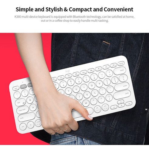 Teclado Inalámbrico Bluetooth 3.0 Logitech K380 Interruptor