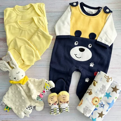 Comprar Body Amarillo Manga Corta Bebe - Bodys