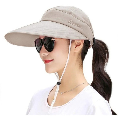 Gorra Con Visera Amplia Y Protección Uv Para Mujer