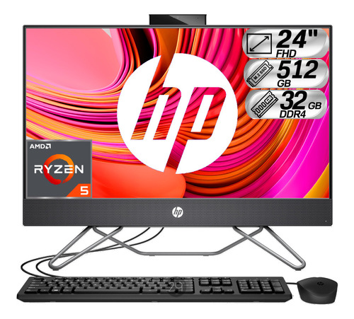  Todo En Uno Hp Amd Ryzen 5 Ssd De 512gb Ram 32gb Full Hd