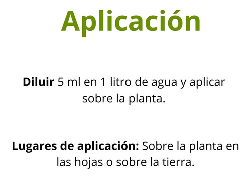 Imagen 2 de 3 de Fertilizante Amino Stress 100ml Orgánico- Todos Los Cultivos