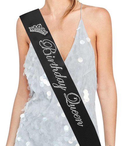  Birthday Queen  Rhinestone Sash - 15th 16th 17th 18th 21st