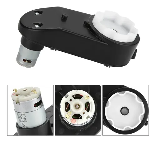 Motor Eléctrico RS390 Con Caja De Cambios Para Coche De Juguete Infantil – 12V Y 20000 RPM, Pack De 2 Unidades De Repuesto