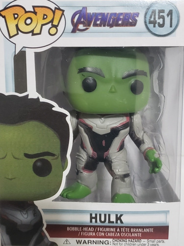 Hulk Avengers 451 Funko Pop Alternativo Importado
