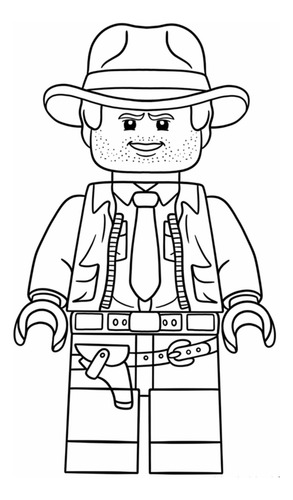Imprimible Lego Para Pintar Bloques Colorear Emmet Batman