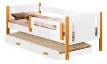 Comprar Cama Infantil Solteiro Mirela+cama Auxiliar Inclui Colchões