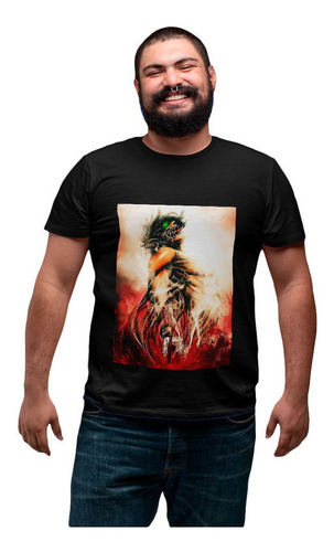 Polera Extra Grande Eren Titan Fundador Shingeki No Kyojin H