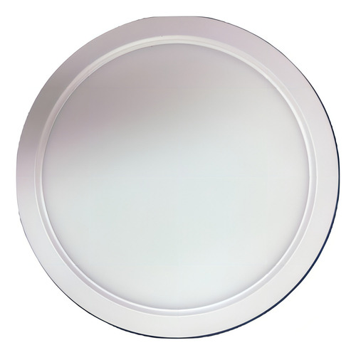 Plafon Led Interelec Aplique Redondo 24w Techo Luz Cálida Color Blanco