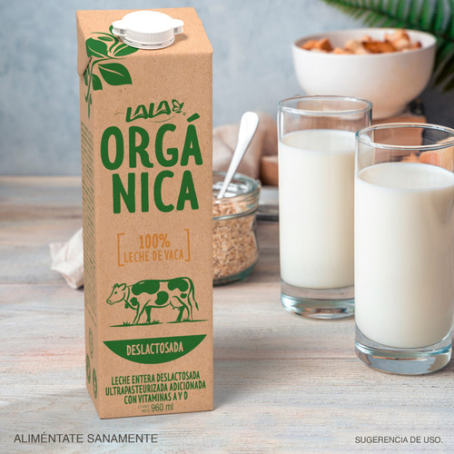 Uht Lala Orgánica Desl 960ml Ue. Pack 12 Pza De 960 Ml