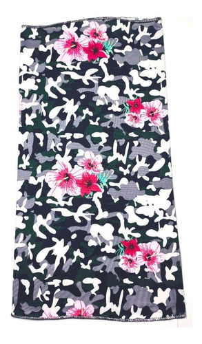Imagen 5 de 6 de Bandana Mascara Bufanda Moto Motociclista Tactico Erdl Flor